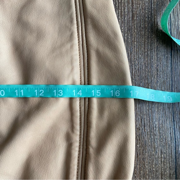 New with tags Red Valentino lamb skin leather tiered ruffle lace Nappa skirt 4 - Picture 10 of 15